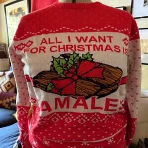 All I Want for Christmas is Tamales Ugly Christmas Sweater